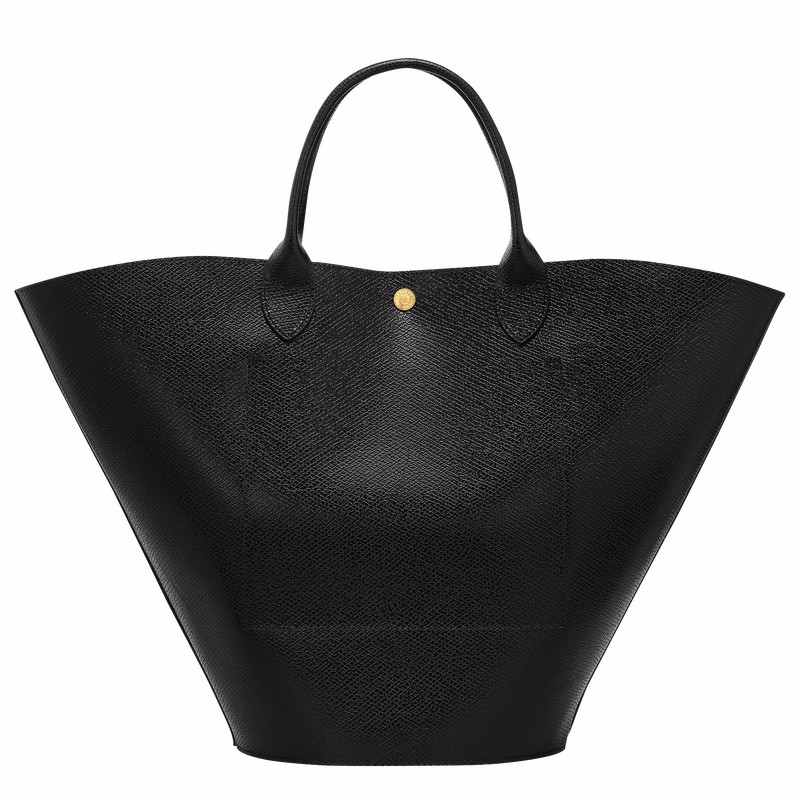 Longchamp ÉPURE XL Tote Tassen Dames Zwart Uitverkoop | 10260HYZ001