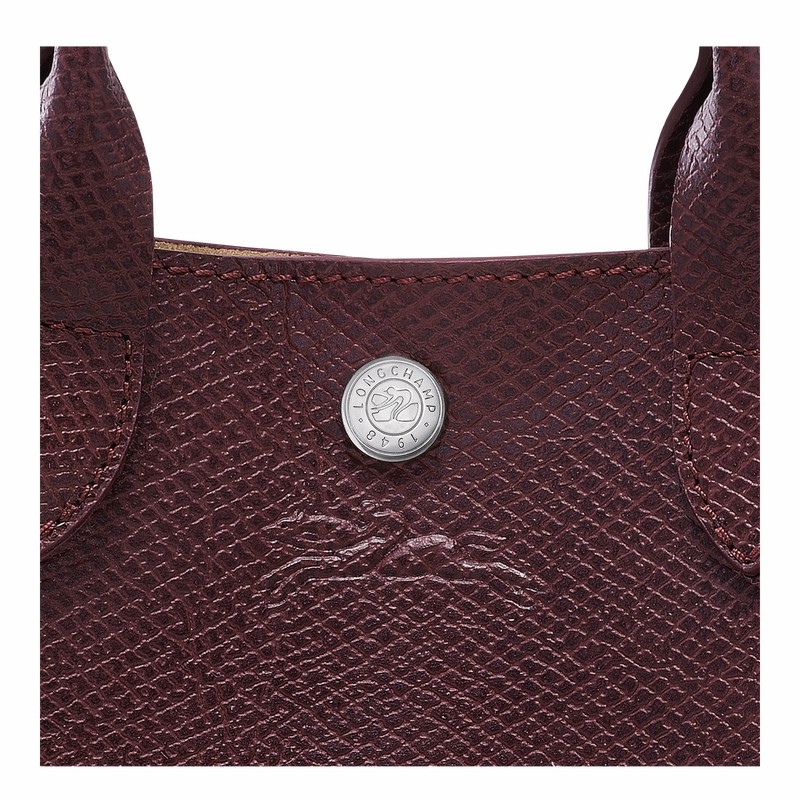 Longchamp ÉPURE XS Tote Tassen Dames Bordeaux Uitverkoop | 10269HFH009