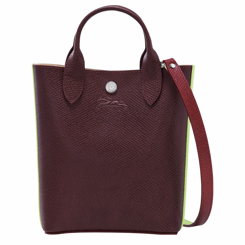 Longchamp ÉPURE XS Tote Tassen Dames Bordeaux Uitverkoop | 10269HFH009