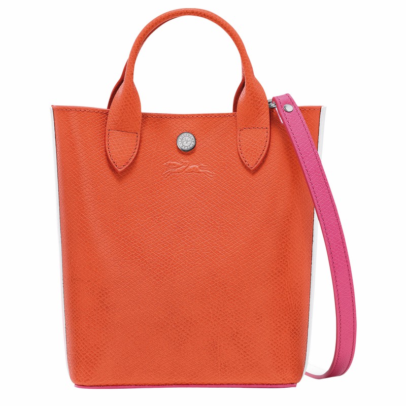 Longchamp ÉPURE XS Tote Tassen Dames Oranje Uitverkoop | 10269HFH317