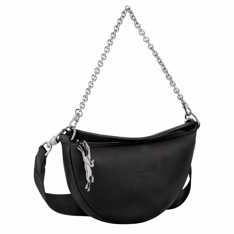 Longchamp Smile S Crossbodytassen Dames Zwart Uitverkoop | 10224HDS001